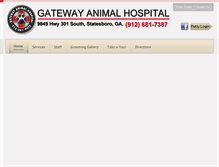 Tablet Screenshot of gatewayvets.com